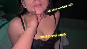 I have risky sex and labored breathing with my stepsister while my wife is not home