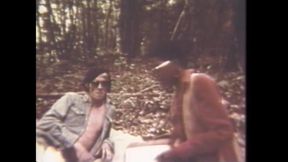 Andrea True and Her Team in the Forest