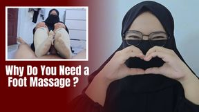 My Hijab Sister in Law Misunderstood About A Foot Massage - Minokiiko