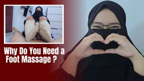 My Hijab Sister in Law Misunderstood About A Foot Massage - Minokiiko