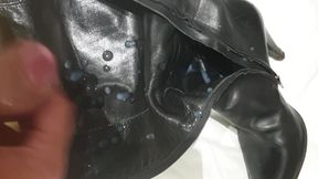 Boots compilation with German jerk off instructions