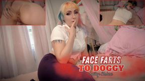 Hailey’s Gassy Tease to Doggy Finish