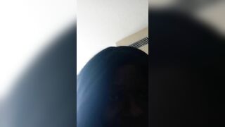 Birthday Penis Black cougar Blowing and Gets Hit Doggy Style Anal Cum inside Butt Rough-core Submission Likeit