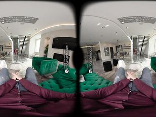 VR Bangers Aria Valencia & Cutie Windell Hawt Teen 3some VR Porn