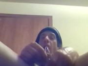 Filthy Bitch First Time Anal Beads Prying My Dirty Useless Tight Puckerhole