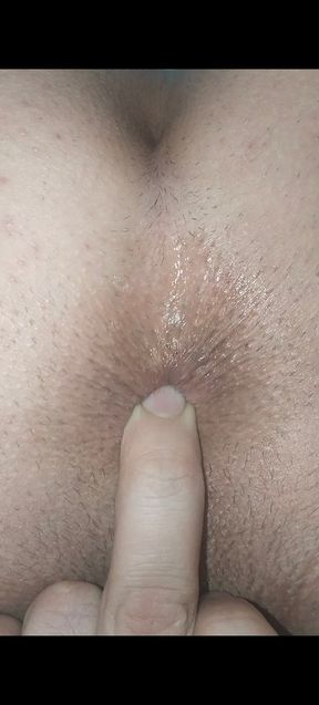 Kneading her ass before sex