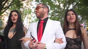 challenge lost: my friend invites a stranger to fuck us in the ass and we end up in the hottest threesome ever.