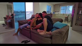 I Was at Home Waiting for My Husband to Arrive, Dying to Have Sex, and He Brought a Friend, so I Had to Give It to Both of Them.