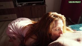 Lelya Mult Juicy Morning Blowjob &amp; Passionate POV Sex with Kristian Ham
