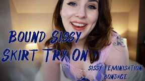 Bound Sissy Skirt Try-on - 374