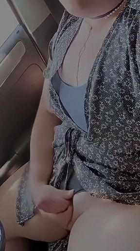 Full Video - Shemale Strokes Fat Cock Next to Busy Road