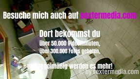 MILF Does Personal Hygiene in the Bathroom