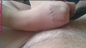 Schwanzmassage mit Nylonfüssen ** FSH Date **