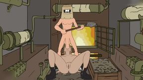 fuckerman series - fucking on a train and enjoying it
