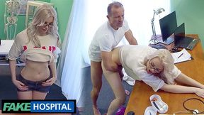 Tall Blonde English Babe Fucked By A Foreign Doctor