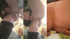 a large, sagging, fleshy sphincter is suctioned to the floor