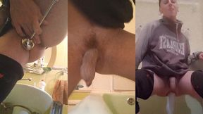 a large, sagging, fleshy sphincter is suctioned to the floor