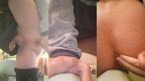 a large, sagging, fleshy sphincter is suctioned to the floor