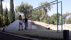 entrenamiento en parque termina en absoluto placer - natalia delgado