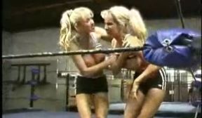 Tanya and Blonde MILF Have Tit Battle of the Century