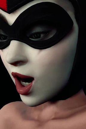 Harley Quinn Pantyhose Footjob