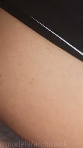 Stupid fucking pussy femboy Sissy in a skirt stretches a hole in front of daddy!   Clip 3