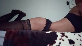 Onion Booty &amp; Stockinged Soles Tease