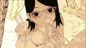 Anime babe gets naughty with her toyboy for hot pleasure