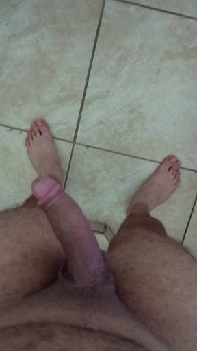 Showing off my soft cock