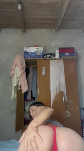 Selene, the sexy Latina, in very hot poses   Clip 1