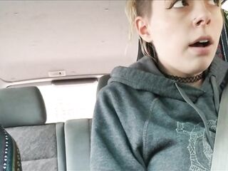 In Public with Sex-Toy and having an Climax whilst Driving