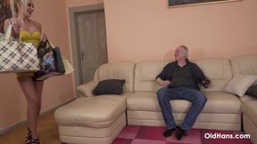 Anita Blanche meets Grandpa Hans