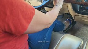 Cranking My Mercury in Rainbows Flip Flops