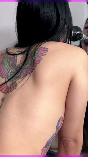 Watch me cum! Horny lesbians fucking and sucking each other's ass   Clip 1