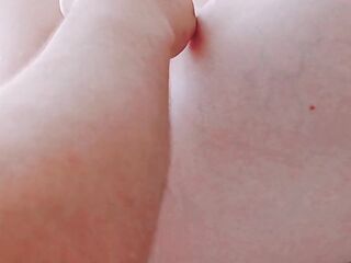 DON'T GET ME PREGNANT!!! (cumshot outside her pussy)