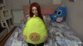 Redhead Step-Sis with a Big Ass Seduces Her Step Bro