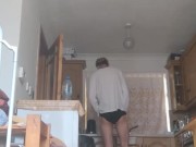 Skinny teen shows off his skinny long legs