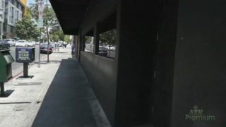 Andy San Dimas hangs around Hollywood and visits a wax museum