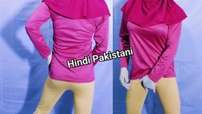 Pakistani beauty Riya is having fun naked inside the bus
