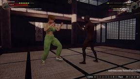 Karen Krash VS Derek (Naked Fighter 3D)