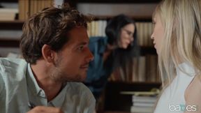 Babes - Threesome At The Library With Reagan Foxx & Mackenzie Moss
