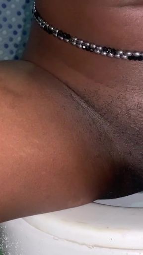 Hot petite Teen having an alone time in the bathroom   Clip 1