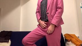 The pink suit crossdresser