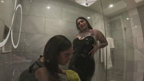Shiny. Dominant. Divine. Latex ASMR POV