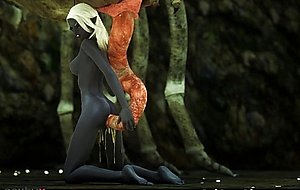 3D Elf Gives Birth To Monsters