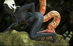 3D Elf Gives Birth To Monsters