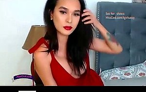Lady in red
