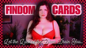 Findom Advent Card Draw 3 My Luck Drains Your Wallet Turning You into My Cash Cow and Pay Piggy
