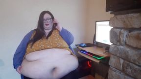 SSBBW secretary humiliated at work by boss - fantasy