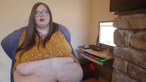 SSBBW secretary humiliated at work by boss - fantasy